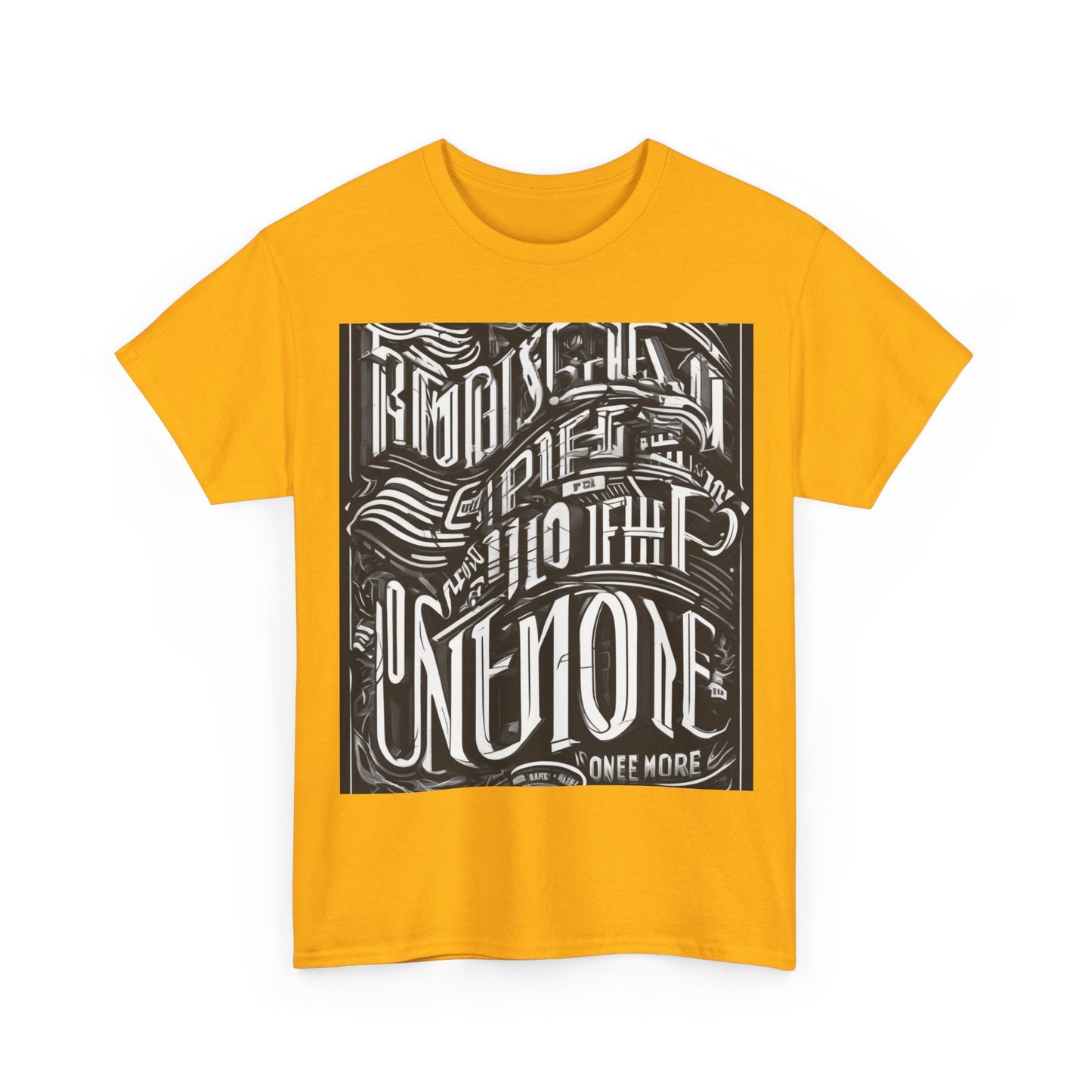 boostlete-mile-by-mile-type-one-more-split-line-art-0001 — Unisex Heavy Cotton Tee (Gildan 5000)