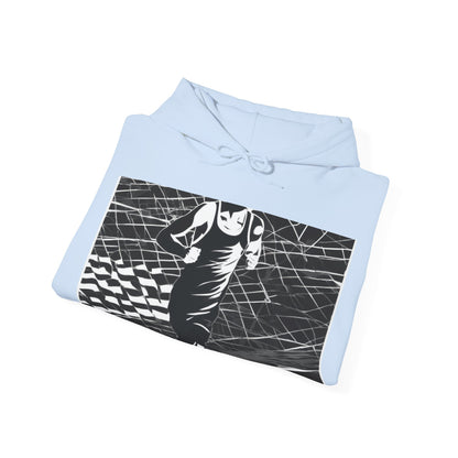 boostlete-headspace-scene-marathoner-speed-geometric-0816 — Unisex Heavy Blend Hoodie (G18500)