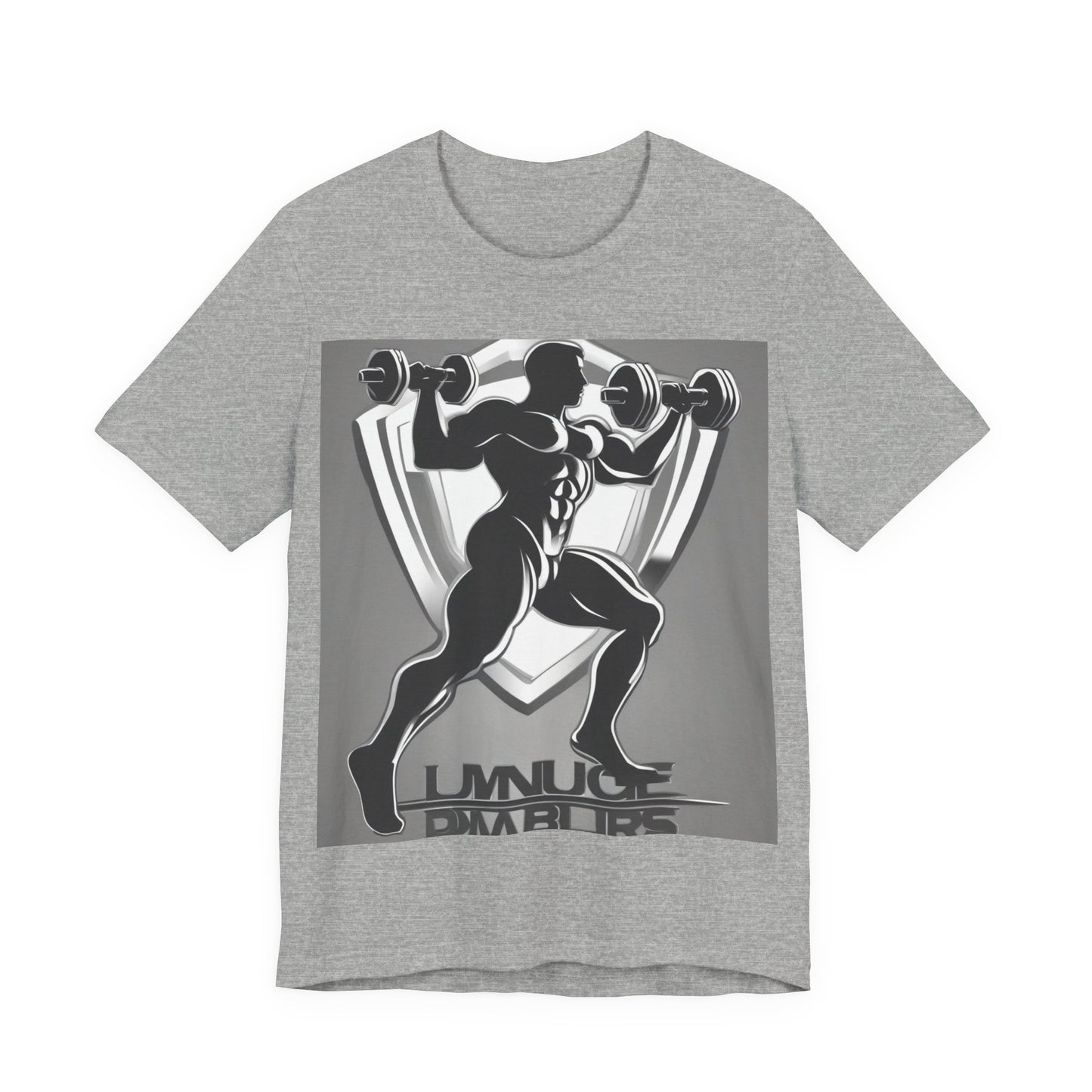 boostlete-mile-by-mile-scene-lunge-3d-athletic-0020 — Unisex Jersey Short Sleeve (B+C 3001)