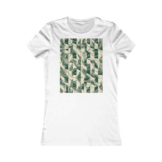 boostlete-mile-by-mile-pattern-stair-steps-athletic-0143 — Women's Favorite Tee (B+C 6004)