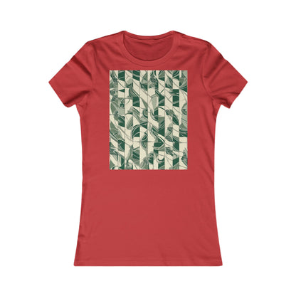 boostlete-mile-by-mile-pattern-stair-steps-athletic-0143 — Women's Favorite Tee (B+C 6004)