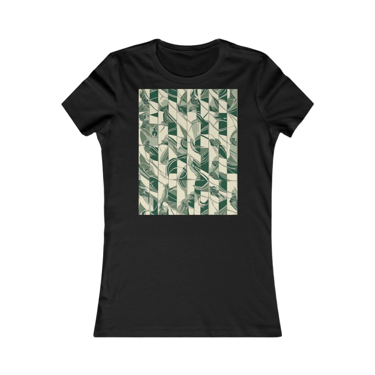 boostlete-mile-by-mile-pattern-stair-steps-athletic-0143 — Women's Favorite Tee (B+C 6004)