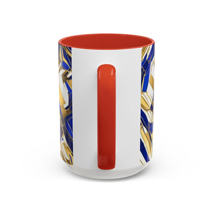 boostlete-boost-mode-pattern-hex-athletic-0611 — Accent Mug 11/15oz
