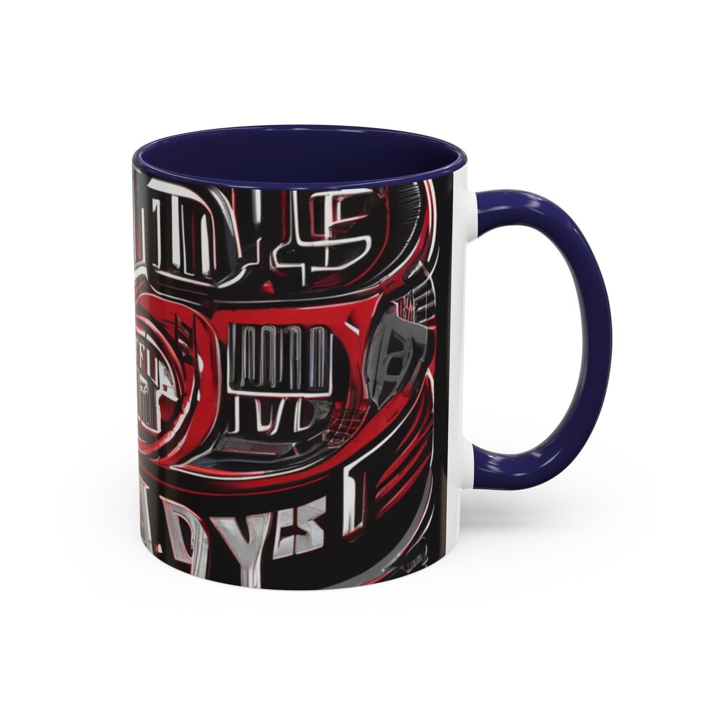 boostlete-boost-mode-type-win-the-day-outline-over-solid-monoline-0477 — Accent Mug 11/15oz
