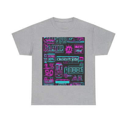 boostlete-rise-grind-type-battery-100-effort-split-blueprint-0205 — Unisex Heavy Cotton Tee (Gildan 5000)