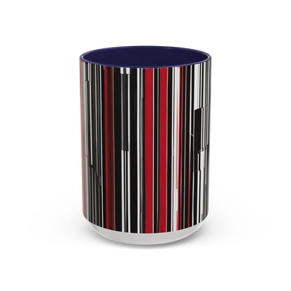 boostlete-am-crew-pattern-barcode-athletic-0911 — Accent Mug 11/15oz