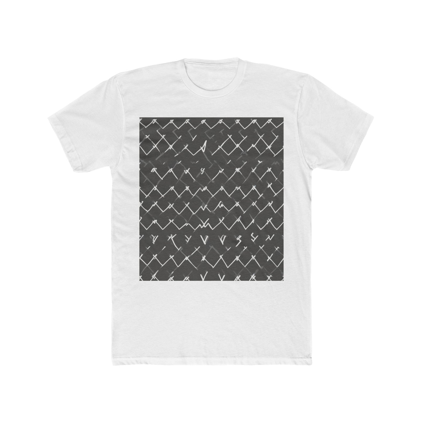boostlete-am-crew-pattern-ekg-bold-0047 — Unisex Cotton Crew Tee (NL 3600)
