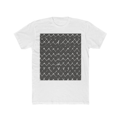 boostlete-am-crew-pattern-ekg-bold-0047 — Unisex Cotton Crew Tee (NL 3600)