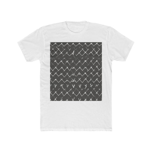 boostlete-am-crew-pattern-ekg-bold-0047 — Unisex Cotton Crew Tee (NL 3600)