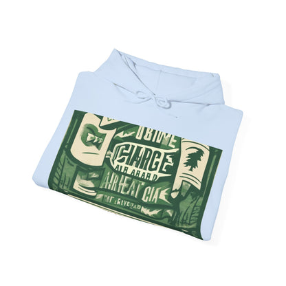 boostlete-am-crew-type-charge-ahead-banner-paper-0965 — Unisex Heavy Blend Hoodie (G18500)