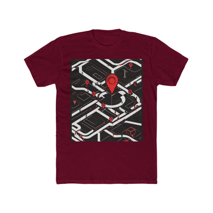 boostlete-am-crew-icon-map-matte-isometric-0094 — Unisex Cotton Crew Tee (NL 3600)