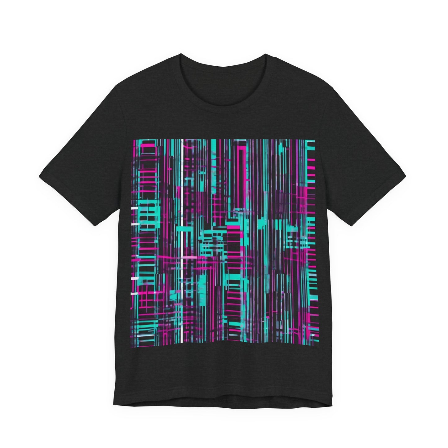 boostlete-field-day-pattern-barcode-retro-0275 — Unisex Jersey Short Sleeve (B+C 3001)