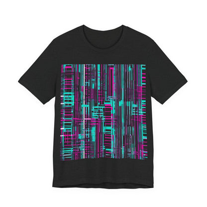 boostlete-field-day-pattern-barcode-retro-0275 — Unisex Jersey Short Sleeve (B+C 3001)