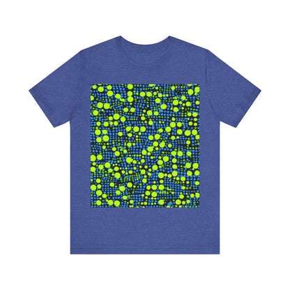 boostlete-mile-by-mile-pattern-dotted-geometric-0071 — Unisex Jersey Short Sleeve (B+C 3001)