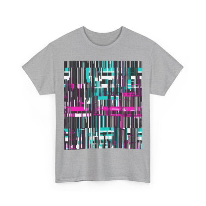 boostlete-am-crew-pattern-barcode-bold-0023 — Unisex Heavy Cotton Tee (Gildan 5000)