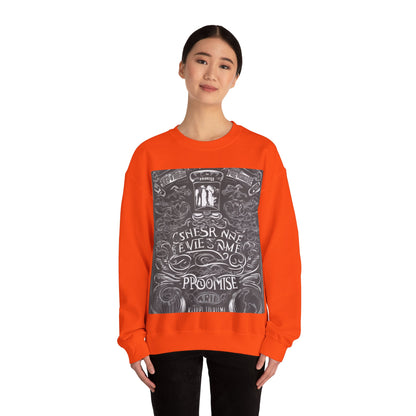 boostlete-boost-mode-type-keep-the-promise-big-monoline-0049 — Unisex Heavy Blend Crewneck (G18000)