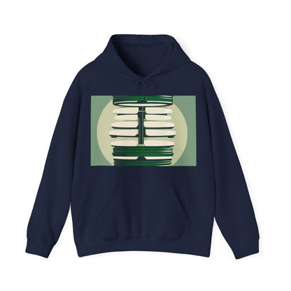 boostlete-recovery-progress-icon-barbell-glitch-vector-1746 — Unisex Heavy Blend Hoodie (G18500)