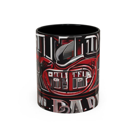 boostlete-boost-mode-type-win-the-day-outline-over-solid-monoline-0477 — Accent Mug 11/15oz