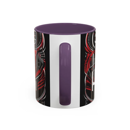 boostlete-boost-mode-type-win-the-day-outline-over-solid-monoline-0477 — Accent Mug 11/15oz