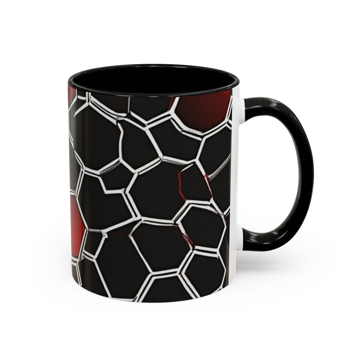boostlete-quiet-power-pattern-hex-vector-0039 — Accent Mug 11/15oz
