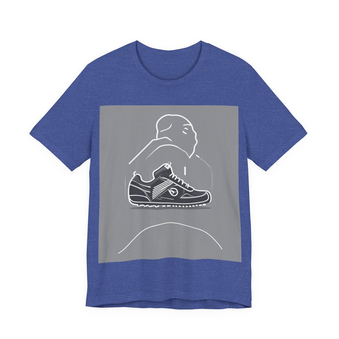 boostlete-boost-mode-icon-sneaker-offset-vector-0166 — Unisex Jersey Short Sleeve (B+C 3001)