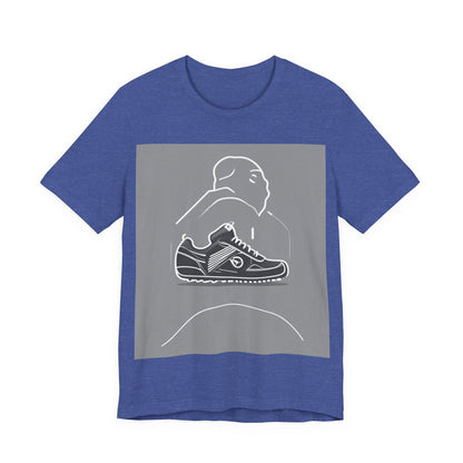 boostlete-boost-mode-icon-sneaker-offset-vector-0166 — Unisex Jersey Short Sleeve (B+C 3001)