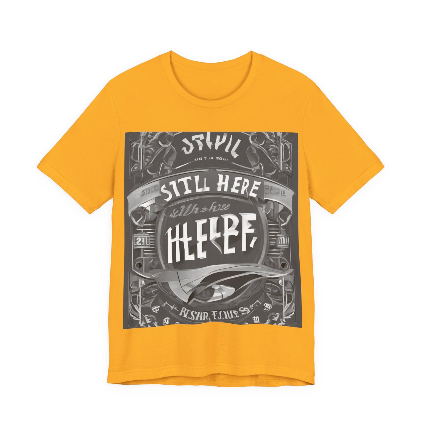 boostlete-recovery-progress-type-still-here-banner-paper-0201 — Unisex Jersey Short Sleeve (B+C 3001)