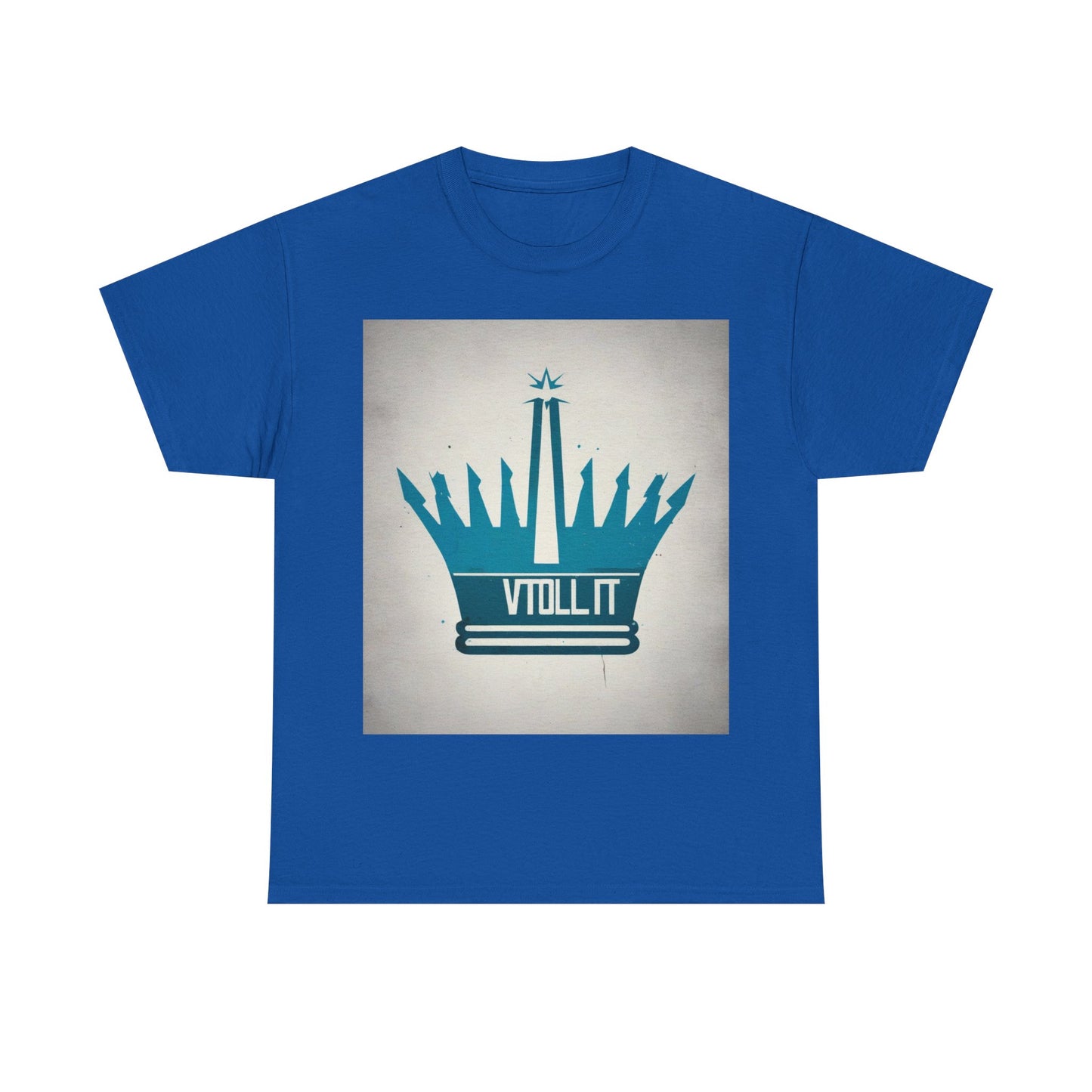 boostlete-am-crew-icon-crown-matte-industrial-0058 — Unisex Heavy Cotton Tee (Gildan 5000)