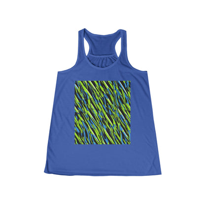 boostlete-iron-intent-pattern-sprint-vector-0219 — Women's Flowy Racerback Tank (B+C 8800)