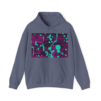 boostlete-pr-season-pattern-dotted-retro-0891 — Unisex Heavy Blend Hoodie (G18500)