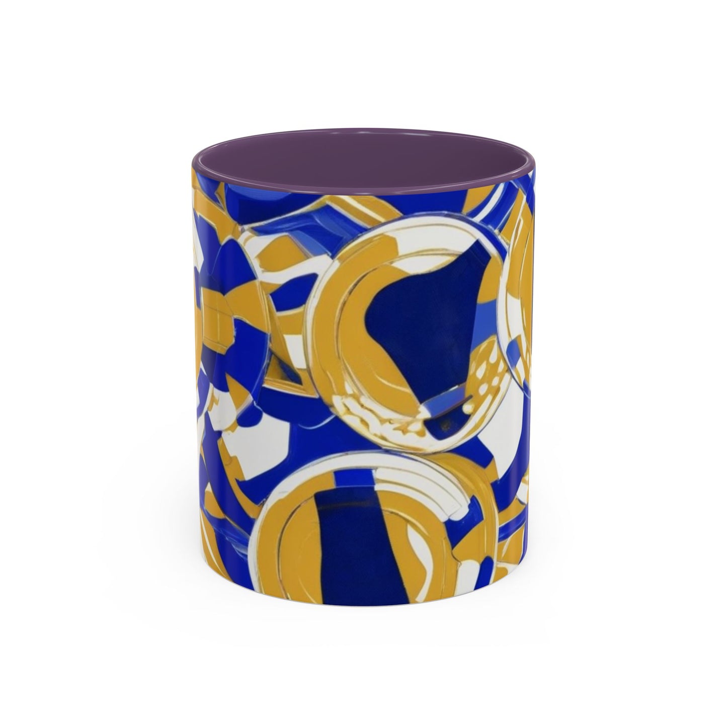 boostlete-field-day-icon-barbell-grainy-line-art-0906 — Accent Mug 11/15oz