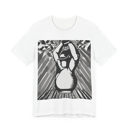 boostlete-iron-intent-scene-kettlebell-grainy-modern-0276 — Unisex Jersey Short Sleeve (B+C 3001)