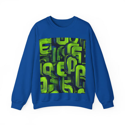 boostlete-boost-mode-type-progress-beats-perfect-vertical-engraved-0253 — Unisex Heavy Blend Crewneck Sweatshirt (Gildan)