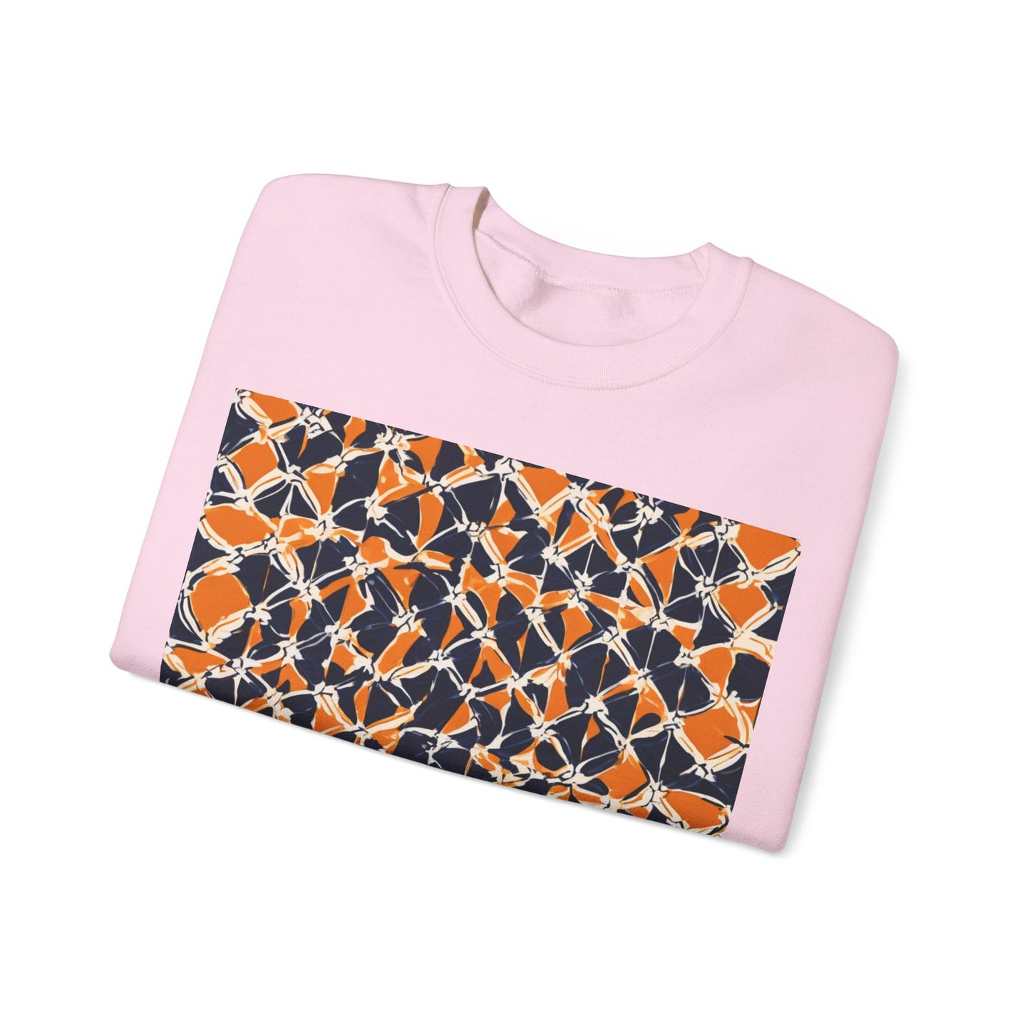 boostlete-headspace-pattern-plate-number-badge-0387 — Unisex Heavy Blend Crewneck (G18000)