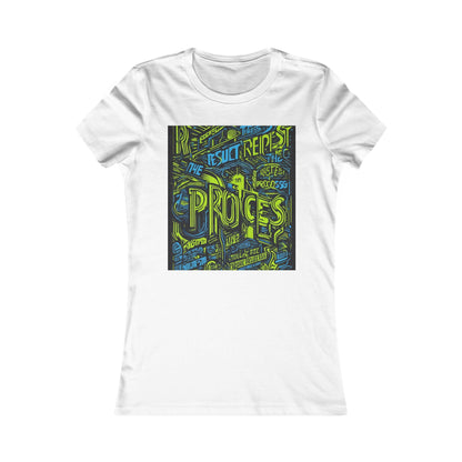 boostlete-rise-grind-type-respect-the-process-big-monoline-0265 — Women's Favorite Tee (B+C 6004)