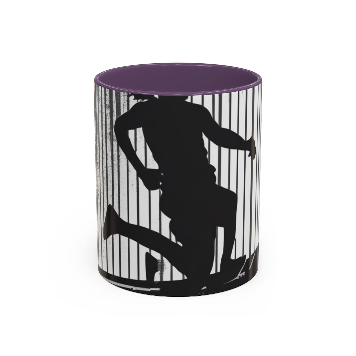 boostlete-am-crew-scene-hurdler-halftone-badge-0956 — Accent Mug 11/15oz