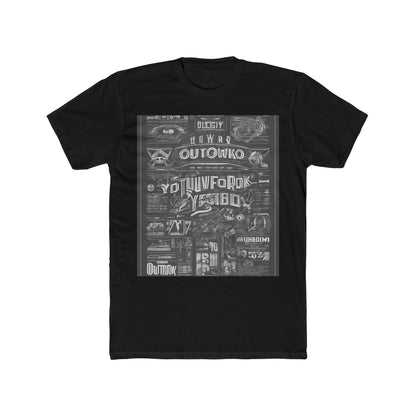 boostlete-field-day-type-outwork-yesterday-big-blueprint-0173 — Unisex Cotton Crew Tee (NL 3600)