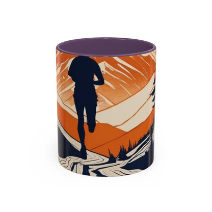 boostlete-iron-intent-scene-trail-glitch-badge-0100 — Accent Mug 11oz/15oz