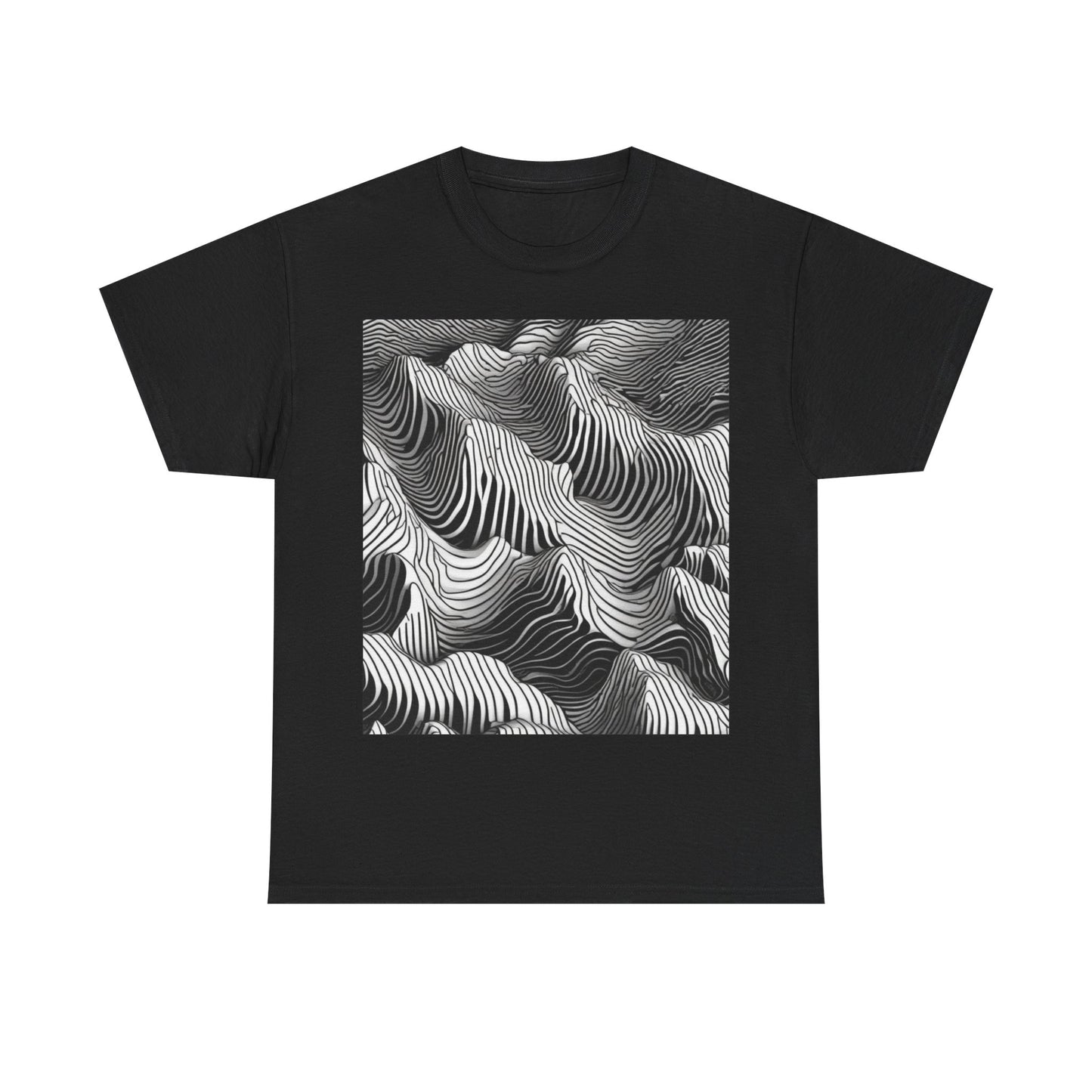 boostlete-field-day-pattern-topographic-isometric-0211 — Unisex Heavy Cotton Tee (Gildan 5000)