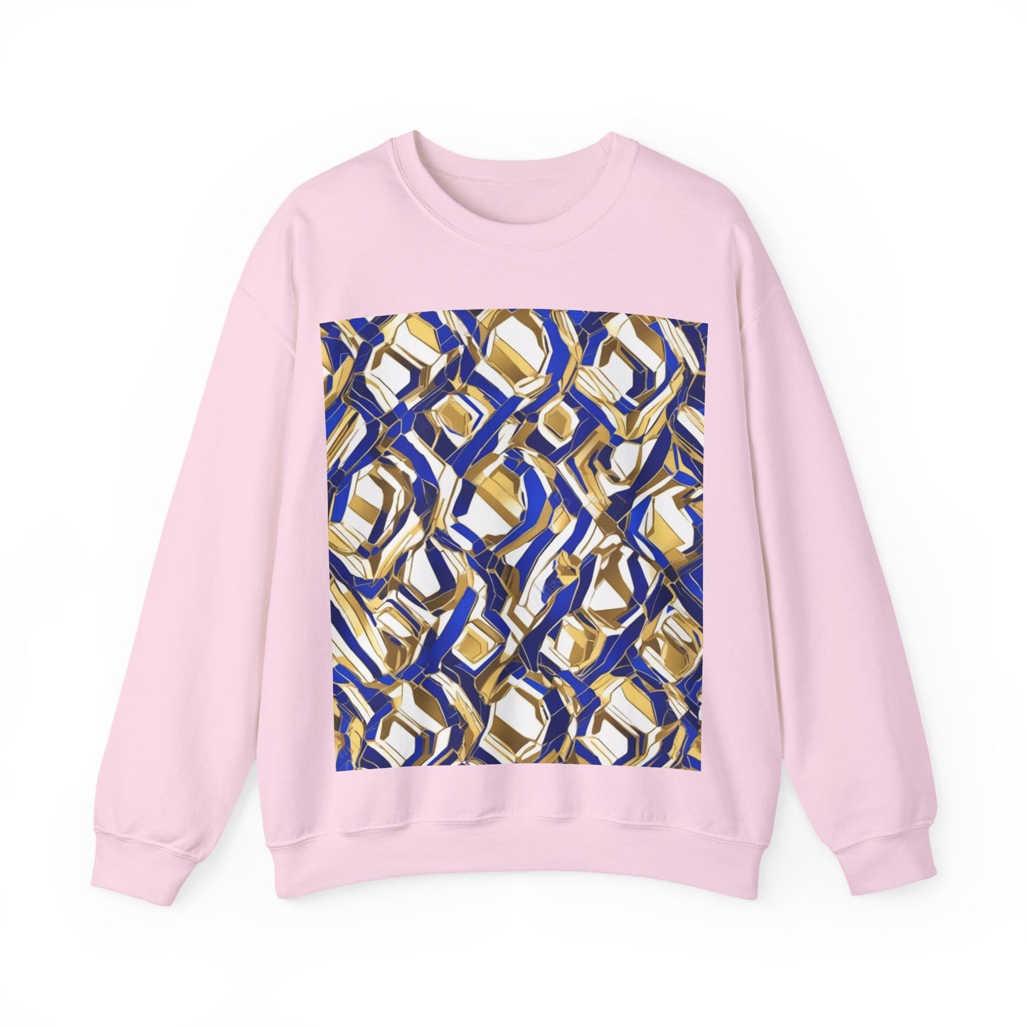 boostlete-boost-mode-pattern-hex-athletic-0611 — Unisex Heavy Blend Crewneck (G18000)