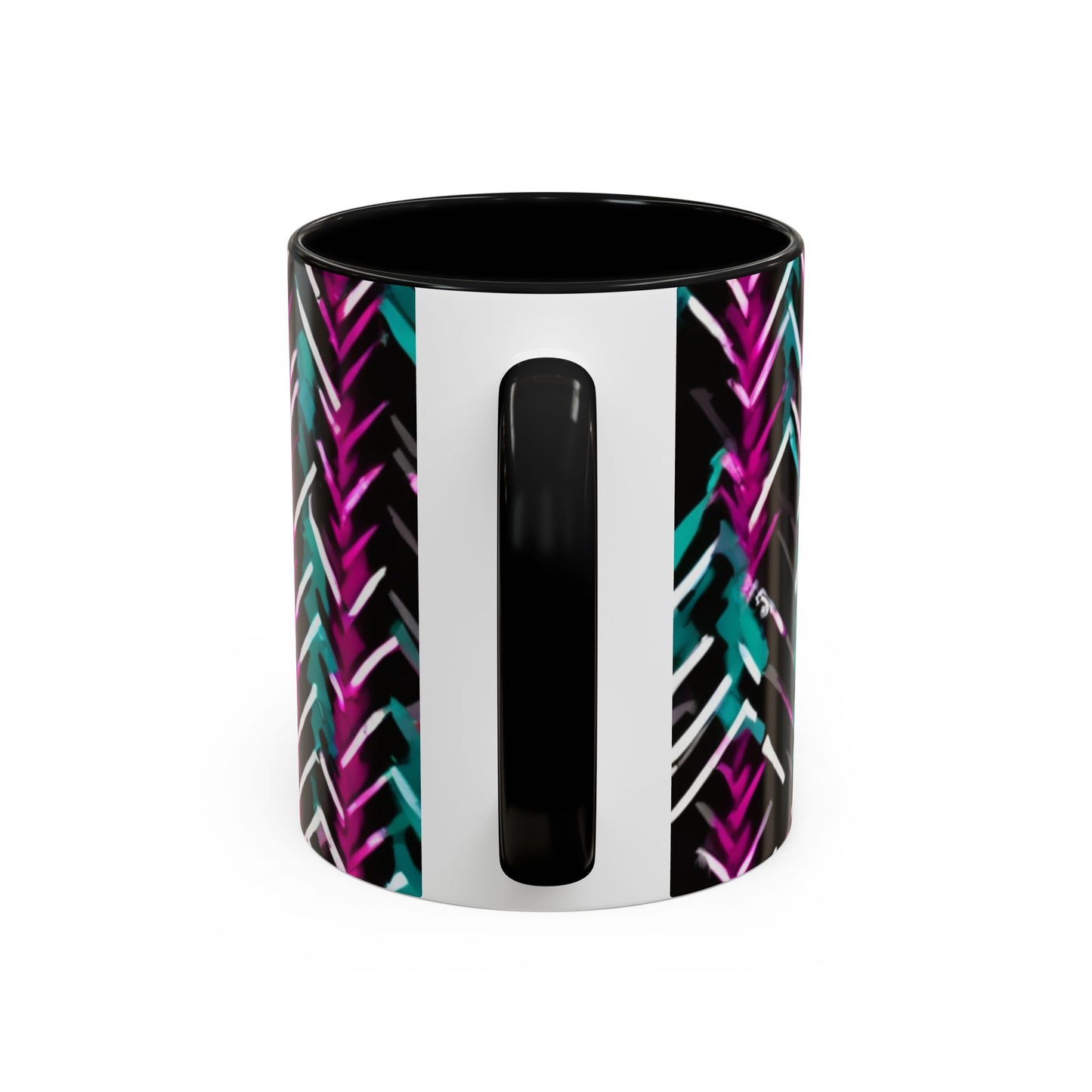 boostlete-recovery-progress-pattern-chevron-retro-0243 — Accent Mug 11/15oz