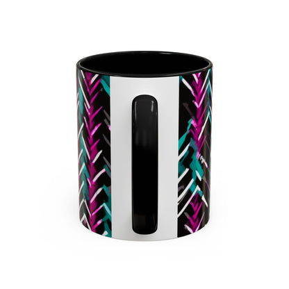 boostlete-recovery-progress-pattern-chevron-retro-0243 — Accent Mug 11/15oz