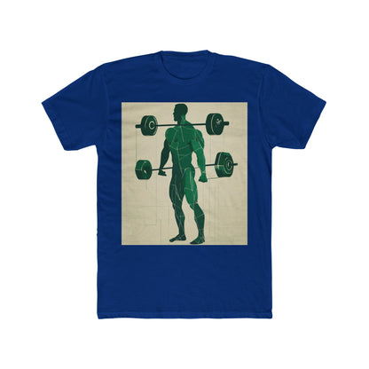 boostlete-boost-mode-scene-deadlift-glitch-blueprint-0044 — Unisex Cotton Crew Tee (NL 3600)