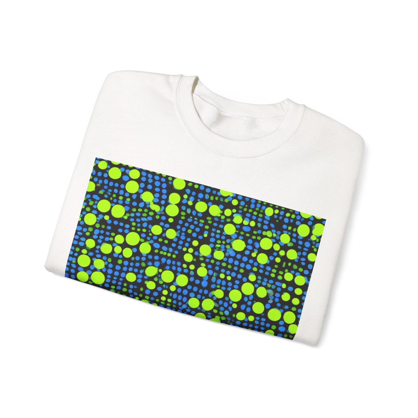 boostlete-mile-by-mile-pattern-dotted-geometric-0071 — Unisex Heavy Blend Crewneck Sweatshirt (Gildan)