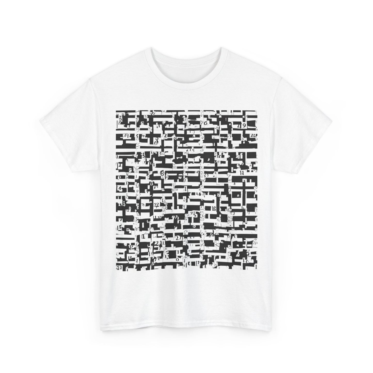 boostlete-iron-intent-pattern-plate-number-badge-0171 — Unisex Heavy Cotton Tee (Gildan 5000)