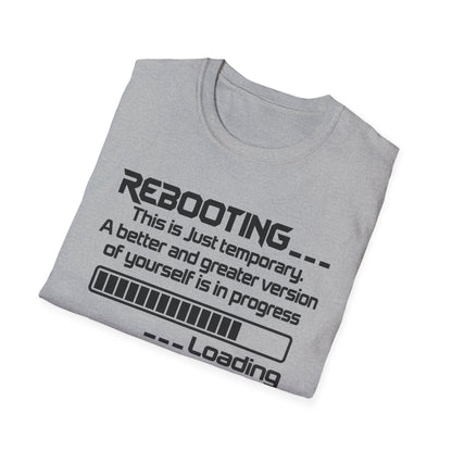 Rebooting Self-Improvement Loading Graphic T-Shirt