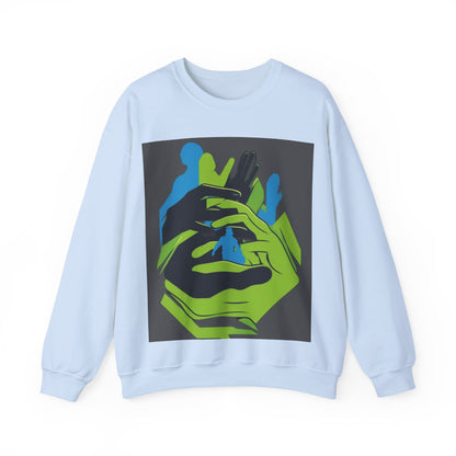 boostlete-mile-by-mile-scene-athlete-offset-modern-0824 — Unisex Heavy Blend Crewneck (G18000)