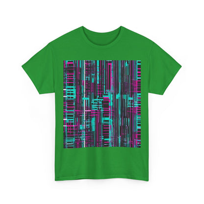 boostlete-field-day-pattern-barcode-retro-0275 — Unisex Heavy Cotton Tee (Gildan 5000)