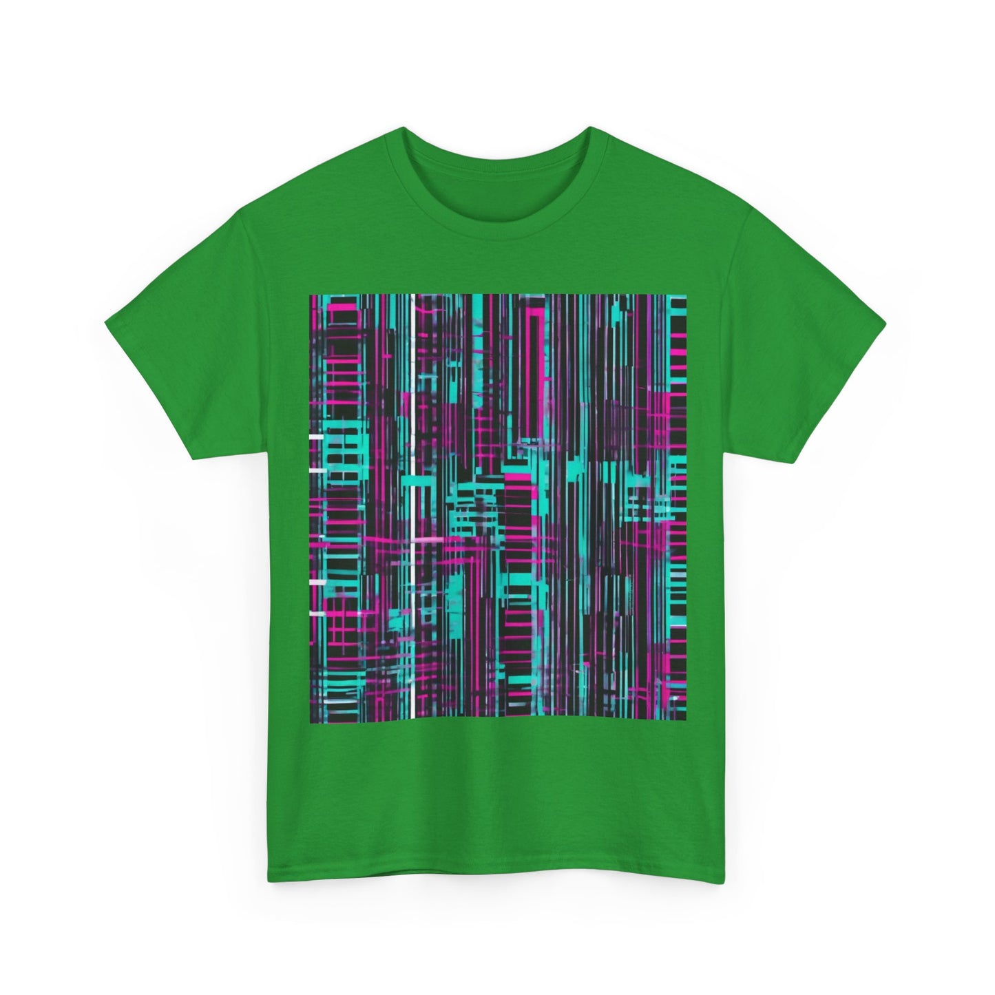 boostlete-field-day-pattern-barcode-retro-0275 — Unisex Heavy Cotton Tee (Gildan 5000)