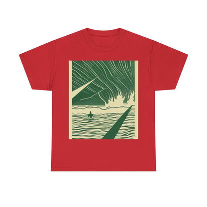 boostlete-mile-by-mile-icon-swimmer-motion-isometric-0078 — Unisex Heavy Cotton Tee (Gildan 5000)